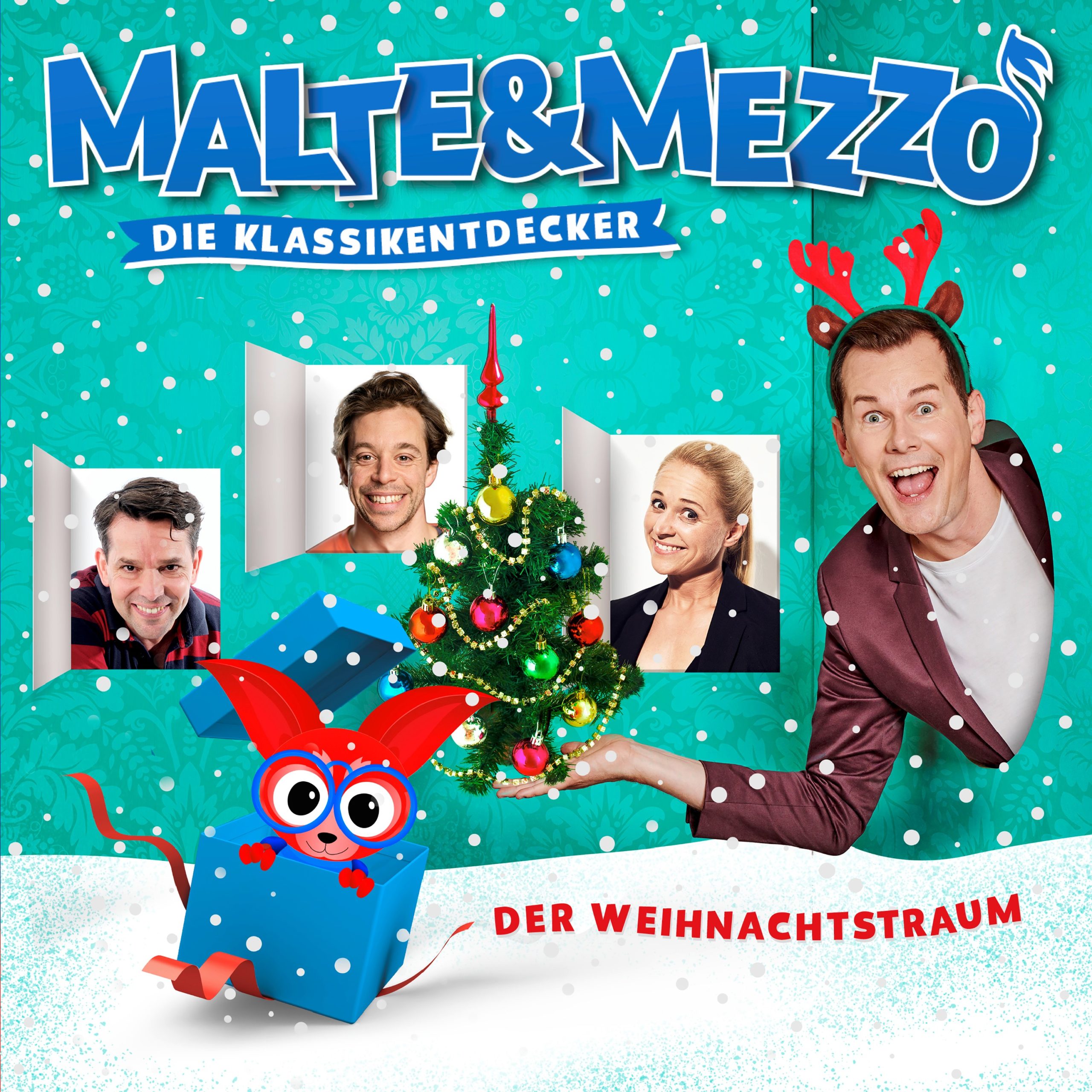 Der Weihnachtstraum Cover mit Singa Gätgens, Juri Tetzlaff, Malte Akona und Tobi Krell